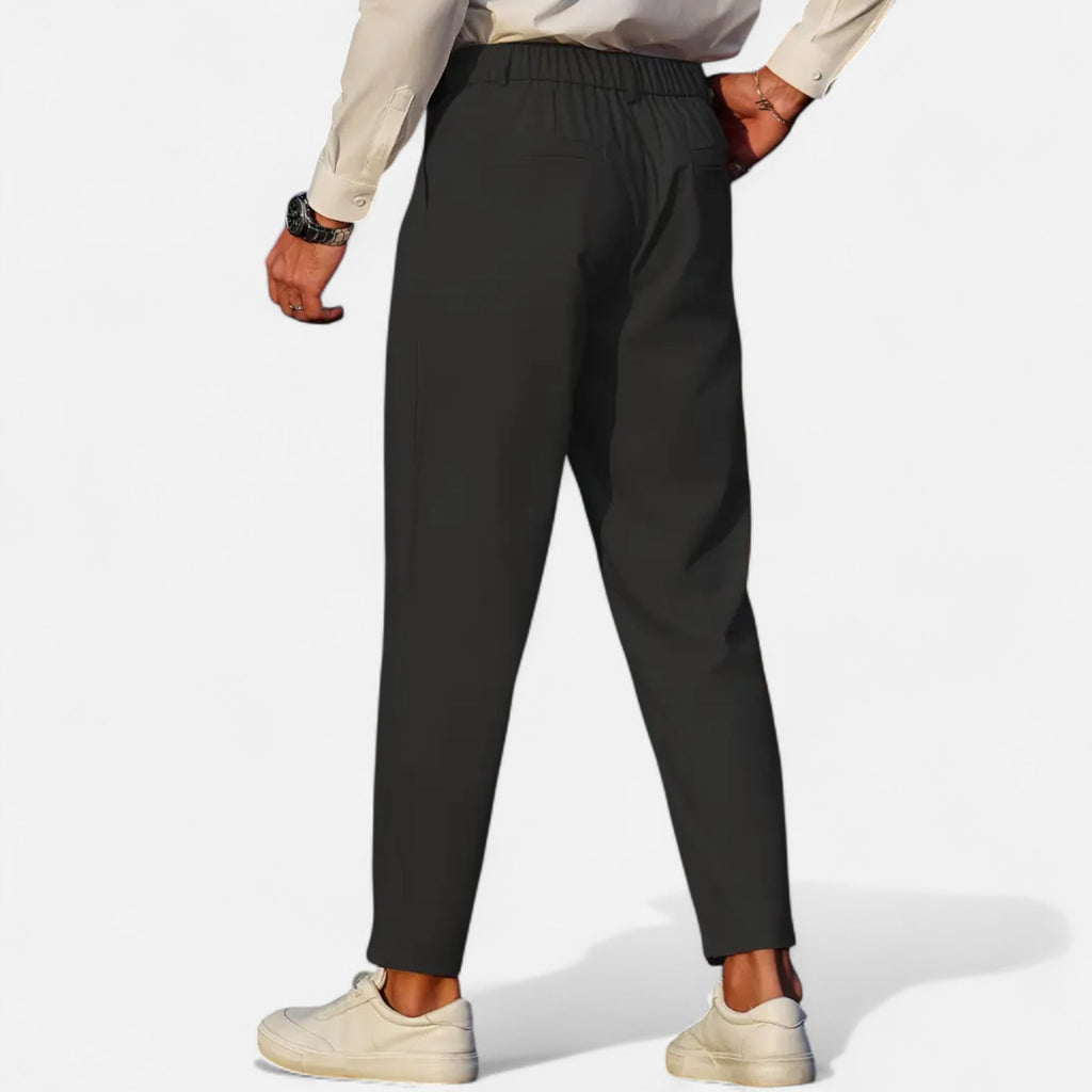 Lurvain | Men’s Relaxed-Fit Pants – Double-Button Classic