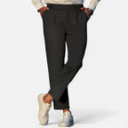 Alveraine | Men’s Relaxed-Fit Pants – Double-Button Classic