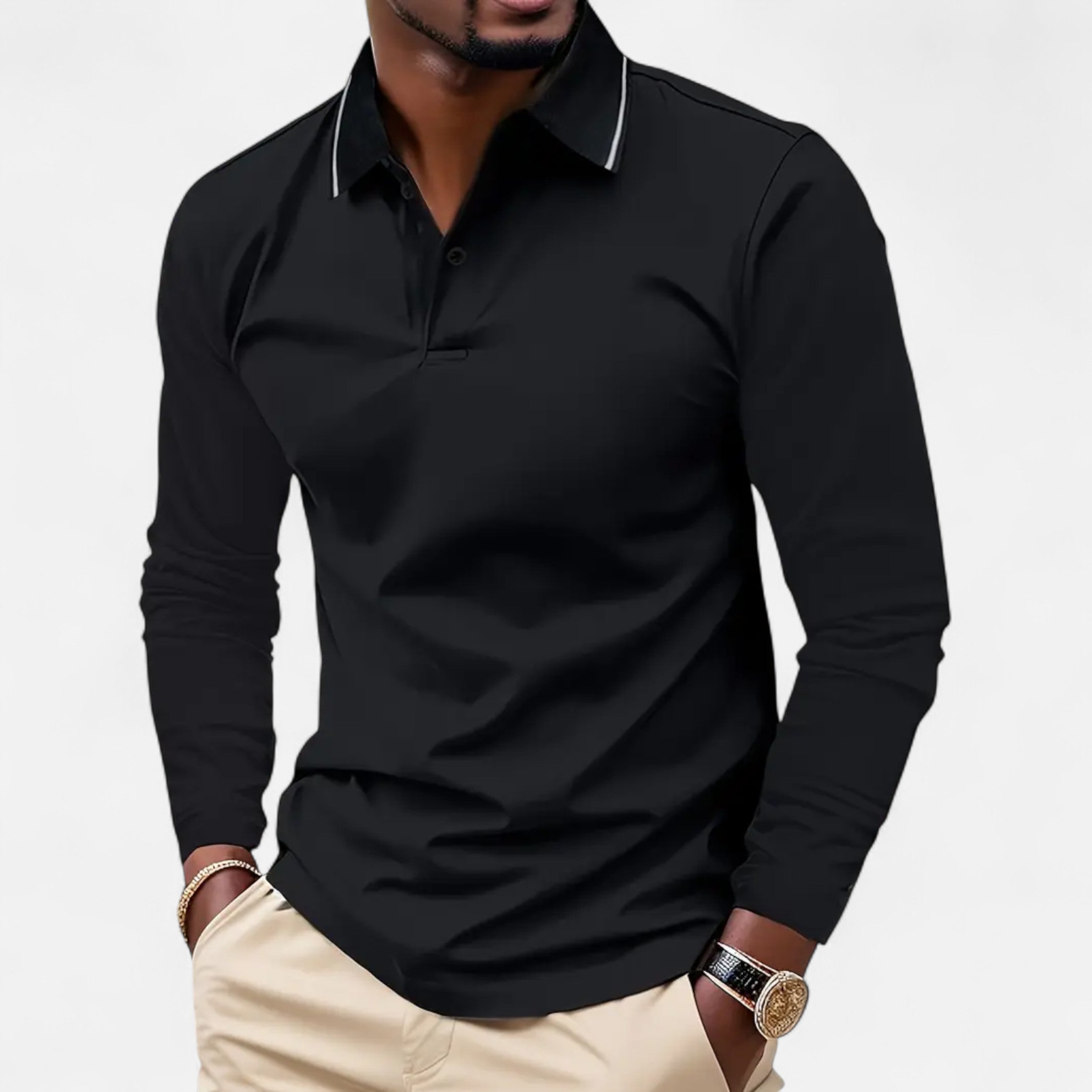 Lurvain | Men’s Casual Rugby Top – Timeless Autumn Layer