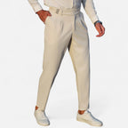 Alveraine | Men’s Relaxed-Fit Pants – Double-Button Classic