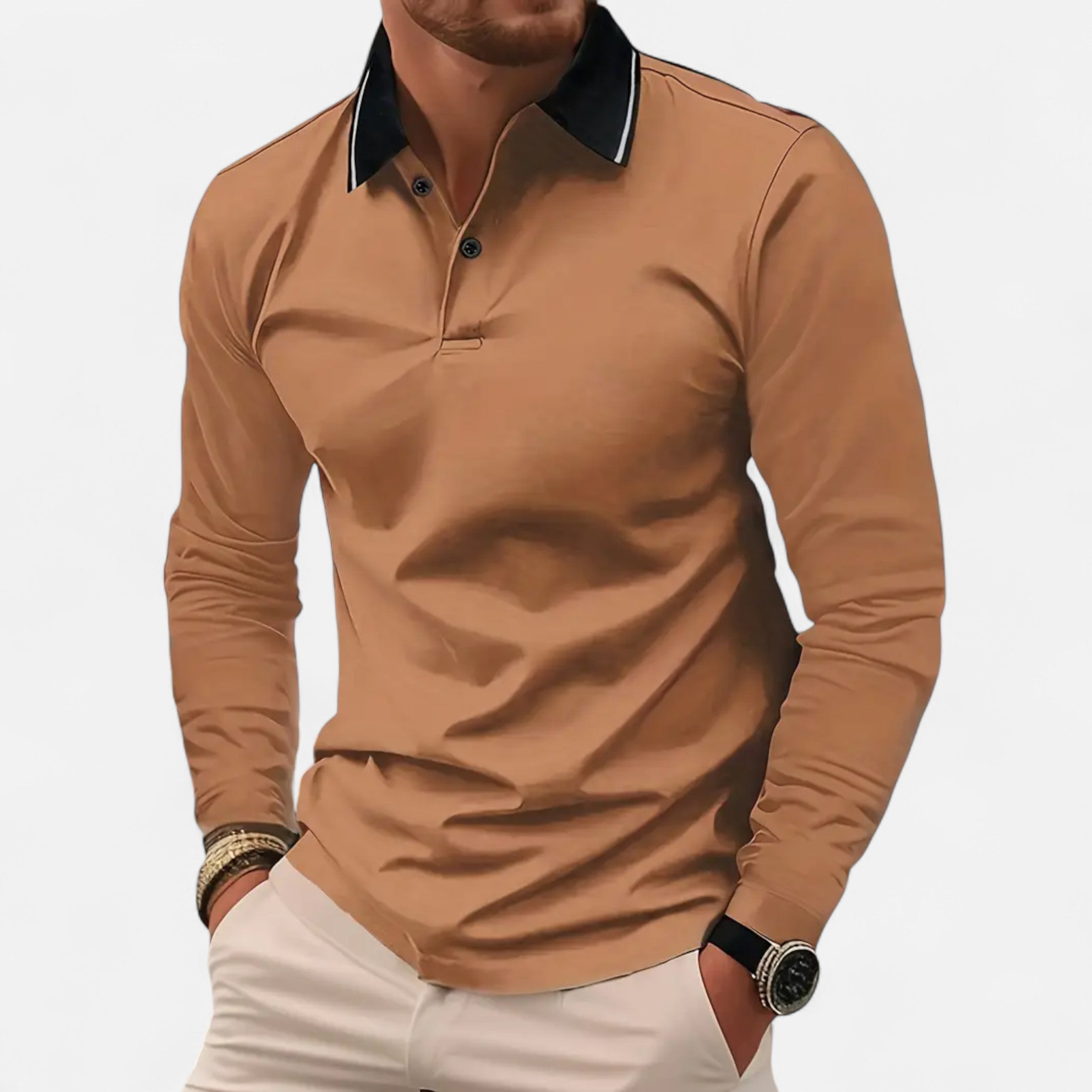 Lurvain | Men’s Casual Rugby Top – Timeless Autumn Layer