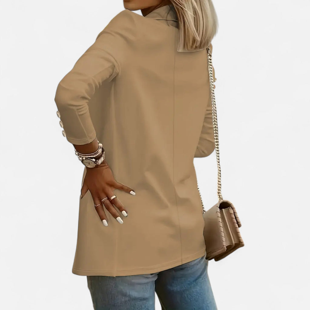 Lurvain | Women’s Chic Mid-Length Lapel Cardigan