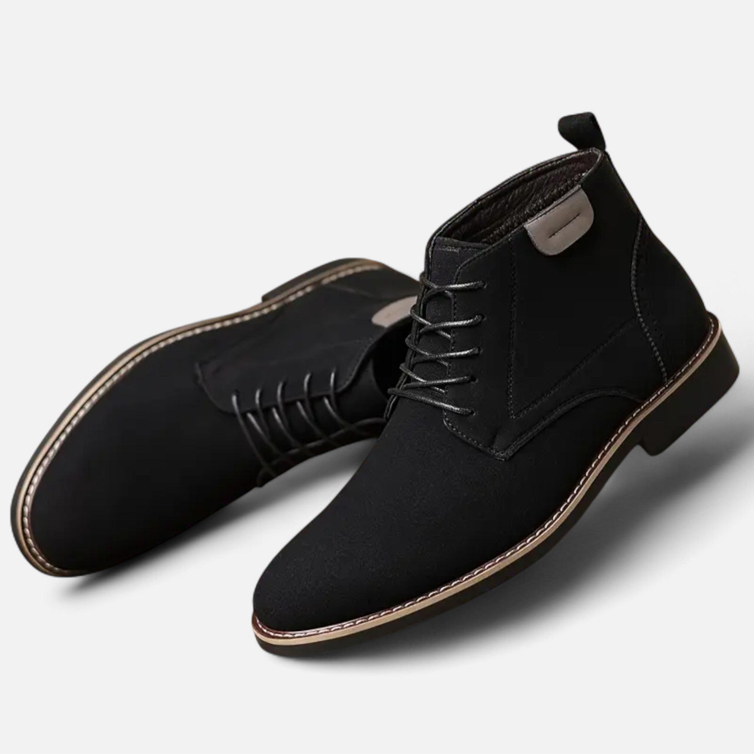 Lurvain | Men’s Retro Business Lace-Up Boots