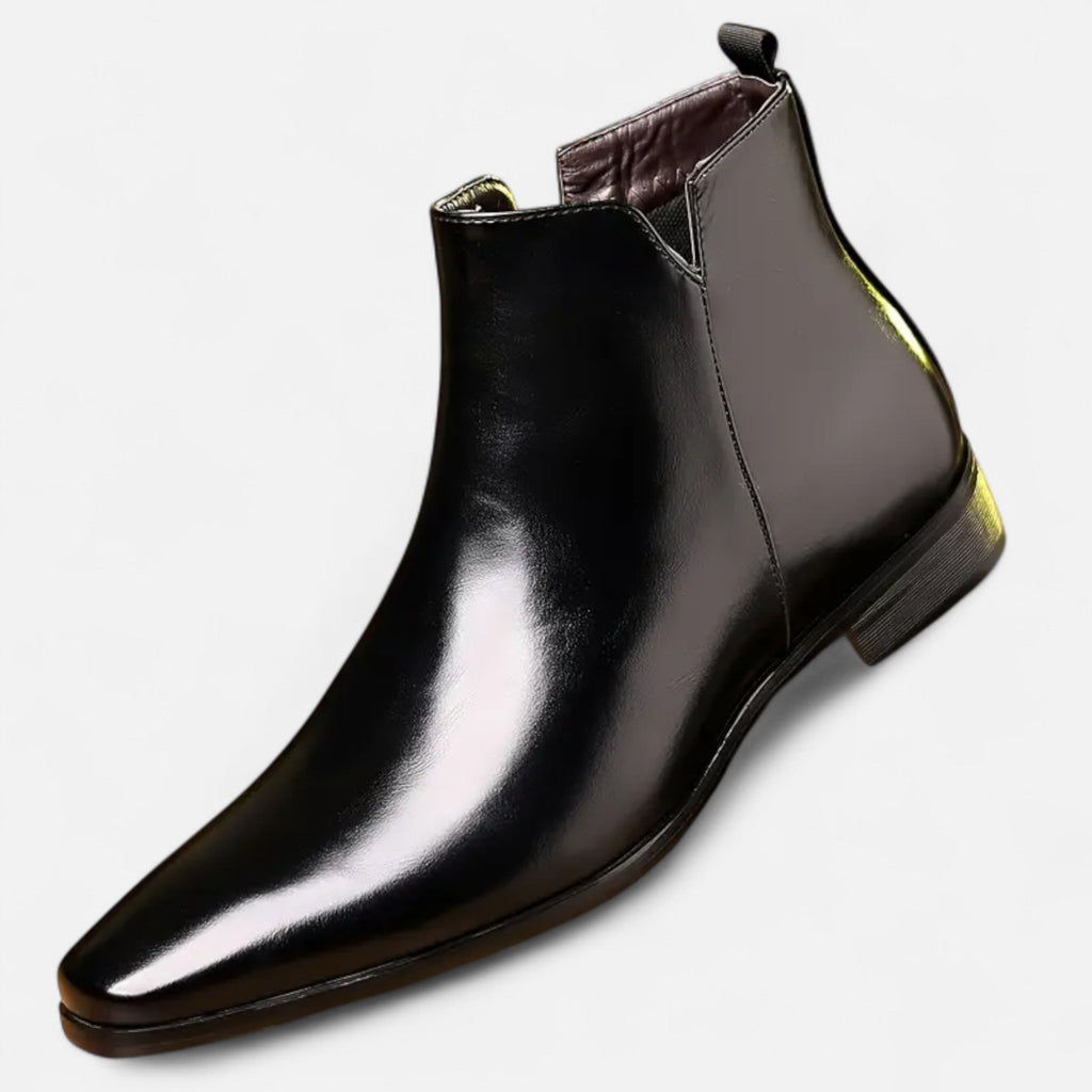 Lurvain | Men’s Vintage Leather Lace-Up Business Boots