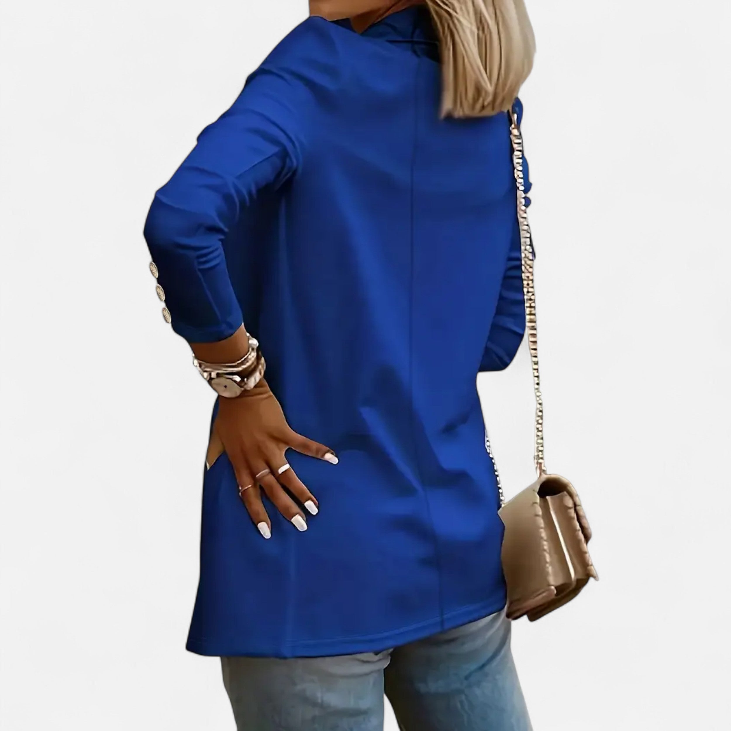 Lurvain | Women’s Chic Mid-Length Lapel Cardigan