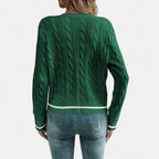 Alveraine | Women’s Elegant Long Sleeve Knit Cardigan