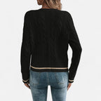Alveraine | Women’s Elegant Long Sleeve Knit Cardigan