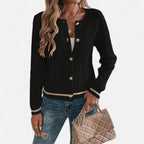 Alveraine | Women’s Elegant Long Sleeve Knit Cardigan