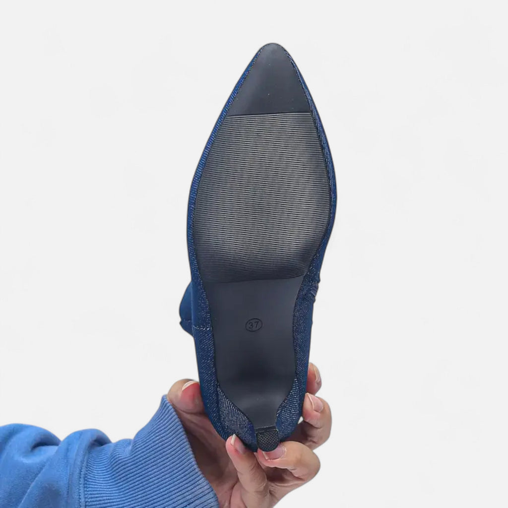 Lurvain | Women’s Kitten Heel Pointed Ankle Boots