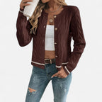 Alveraine | Women’s Elegant Long Sleeve Knit Cardigan