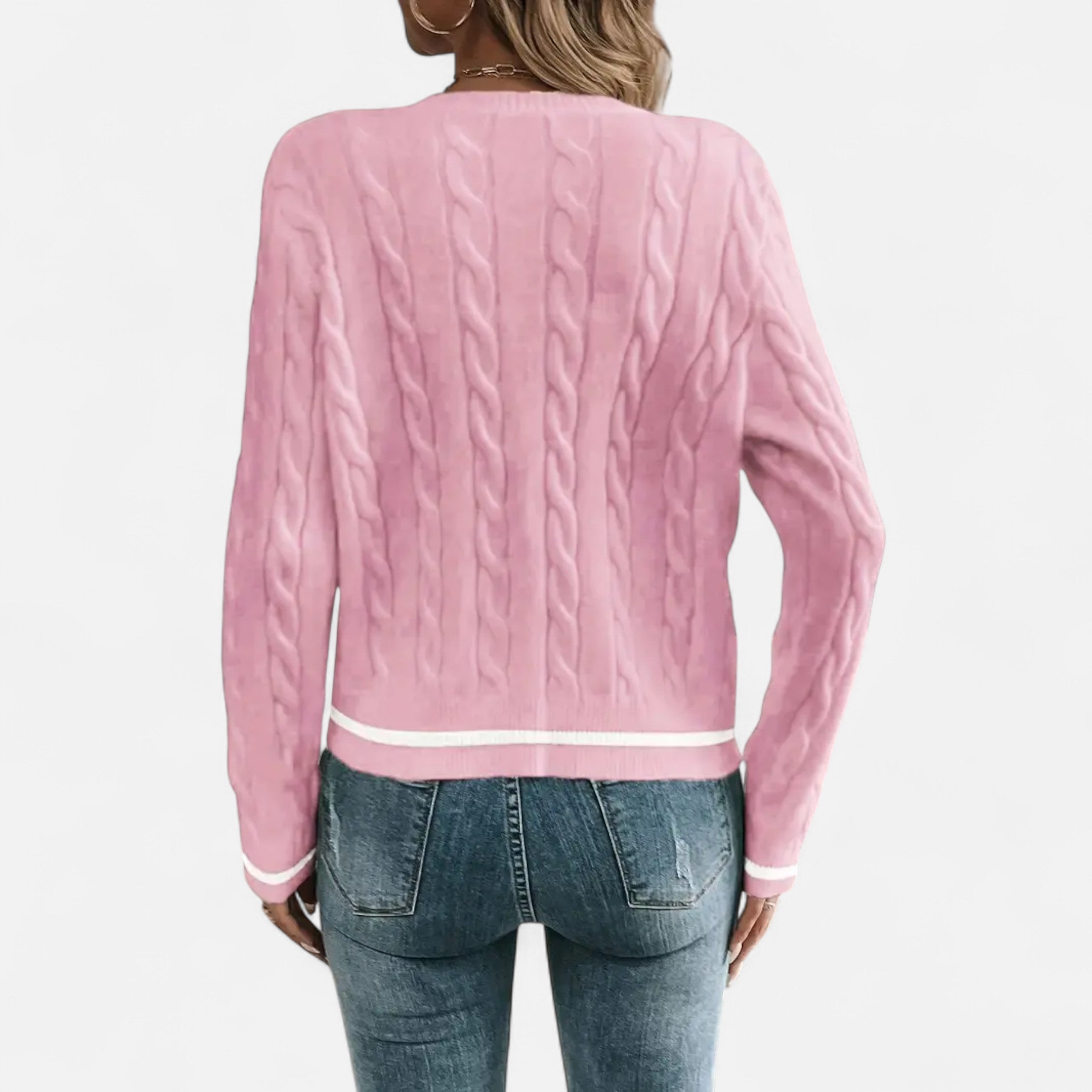 Lurvain | Women’s Elegant Long Sleeve Knit Cardigan