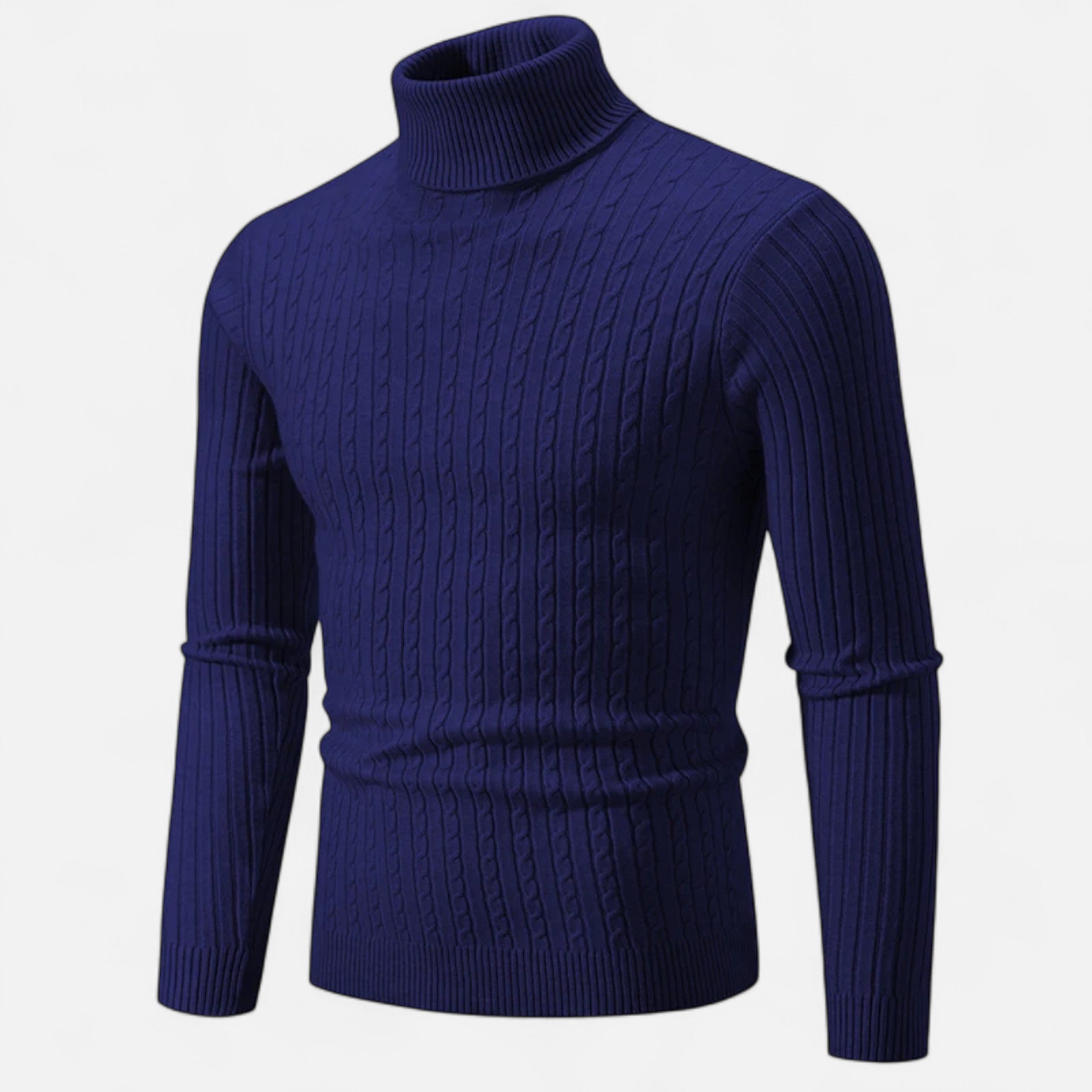 Lurvain | Men’s Wool Turtleneck Sweater – Winter Elegance